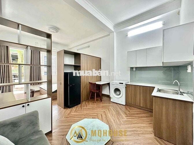 căn hộ Full nội thất 30m2 Q1- 1PN tách bếp - mới 100% - ban công lớn