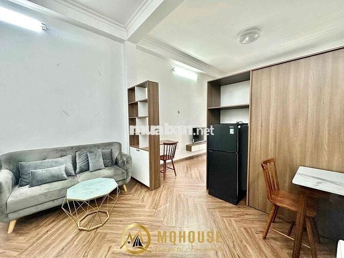 căn hộ Full nội thất 30m2 Q1- 1PN tách bếp - mới 100% - ban công lớn