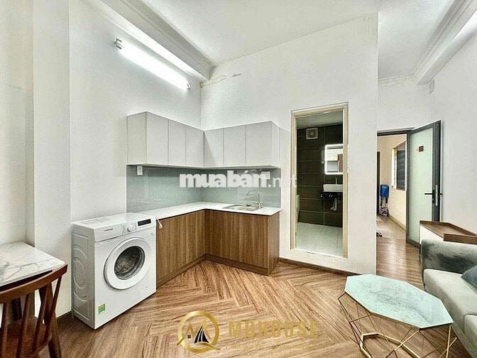 căn hộ Full nội thất 30m2 Q1- 1PN tách bếp - mới 100% - ban công lớn