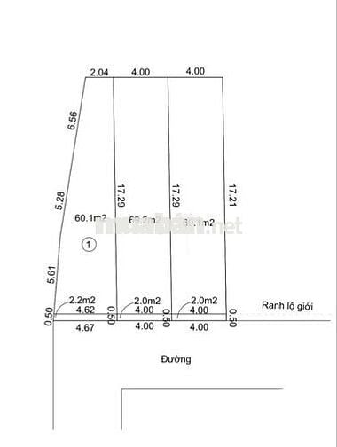 BÁN ĐẤT ĐƯỜNG 39, P. LINH ĐÔNG – DT 53.4M² – GIÁ CHỈ 3.8 TỶ