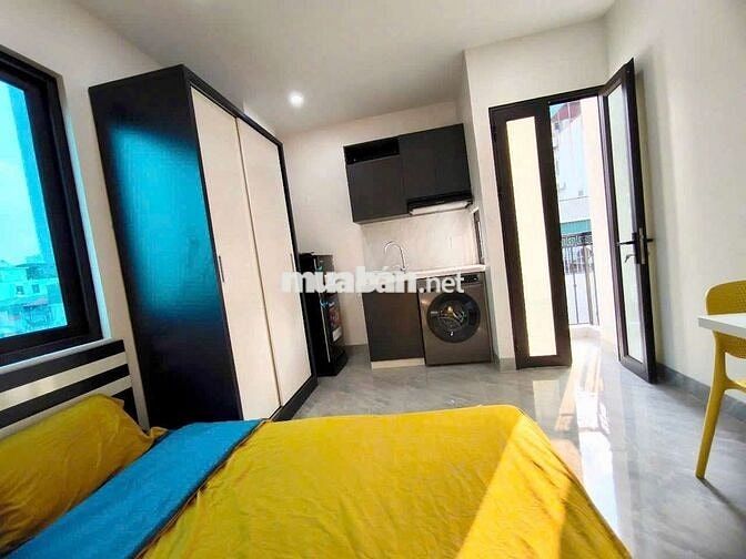 Căn hộ Studio 25-28m2 Full đồ máy giặt riêng, ban công tại Cầu Giấy
