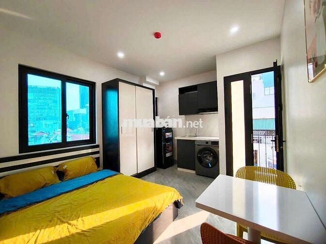Căn hộ Studio 25-28m2 Full đồ máy giặt riêng, ban công tại Cầu Giấy