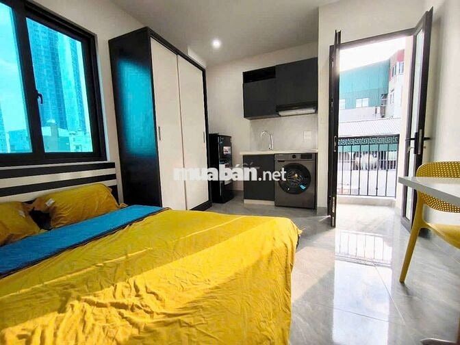 Căn hộ Studio 25-28m2 Full đồ máy giặt riêng, ban công tại Cầu Giấy