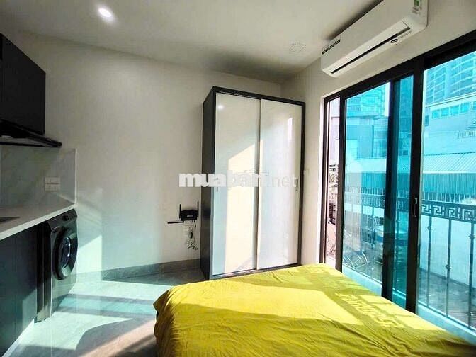 Căn hộ Studio 25-28m2 Full đồ máy giặt riêng, ban công tại Cầu Giấy