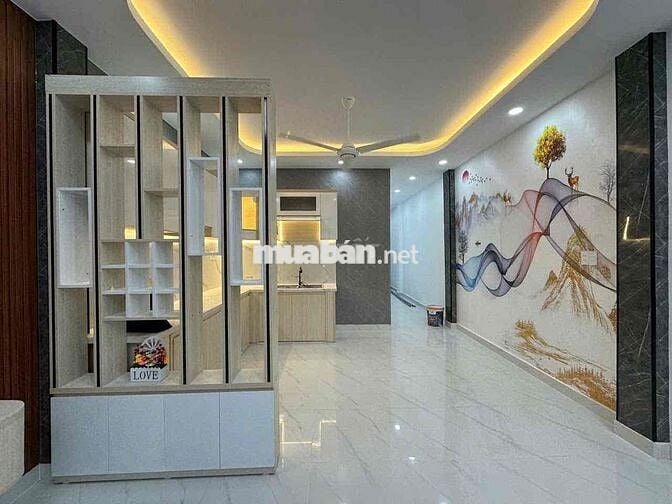Bán nhà phố 76m2 gần Chợ Hưng Long giáp Bình Chánh 2km Sổ Hồng Riêng