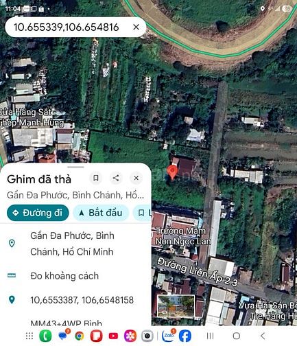 Bán đất sau lưng trường mầm non ngọc lan đa phước 