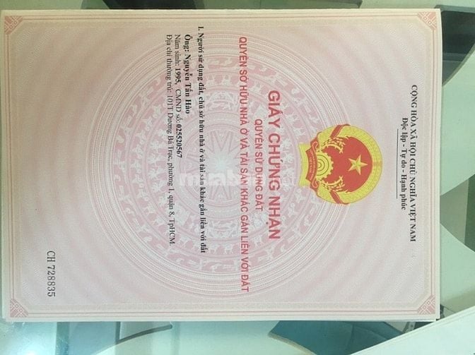 Bán đất sau lưng trường mầm non ngọc lan đa phước 