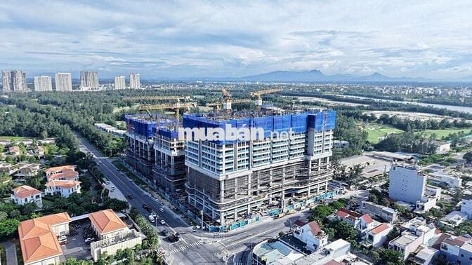 Căn hộ trực diện Biển Mỹ Khê 2pn tầng cao ngay bên sân Golf BRG