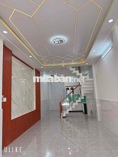 Bán nhà Gò Xoài 3 tầng H xe tải thông .4x13 .3 tầng sân thượng . 4pn