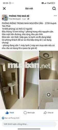 Phòng Riêng trong Nhà nguyên căn
