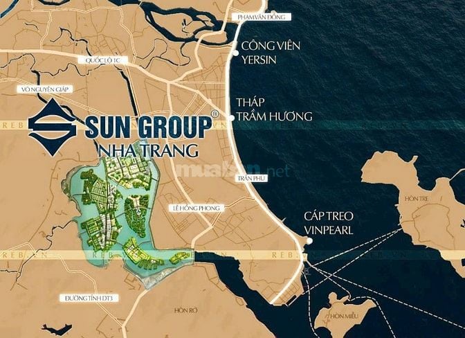Sun Group Nha Trang siêu đô thị ven biển, tâm điểm đầu tư mới tại KH