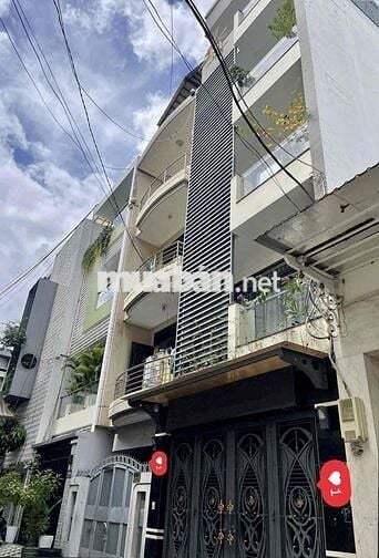 BÁN NHÀ LÝ THƯỜNG KIỆT NGAY CHỢ TÂN BÌNH 5 TẦNG BỀ THẾ 4,4 ❎ 17