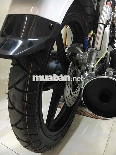 Honda Dream kiểng Cọp màu Trắng Sport, 2 thắng đĩa