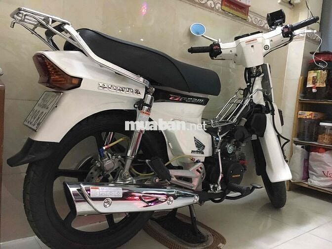 Honda Dream kiểng Cọp màu Trắng Sport, 2 thắng đĩa