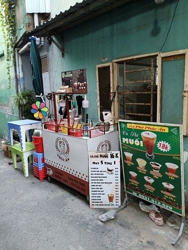 Bán xe cà phê và đò dùng hành nghề a-z