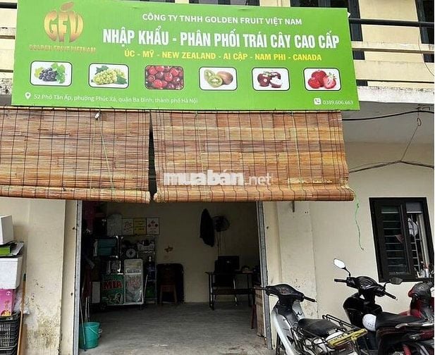 Kho lạnh, văn phòng kinh doanh hoa quả nhập khẩu gần sát chợ Long Biên