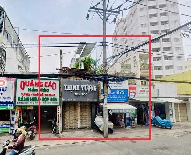 Mặt Tiền Kinh Doanh 6,6x27(187m2) Đường Lê Quang Định - Bạch Đằng