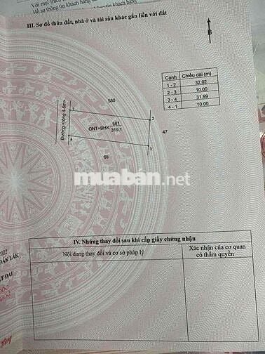 đât đẹp thôn 8 hẻm cấp 1 thích hợp làm nhà vường