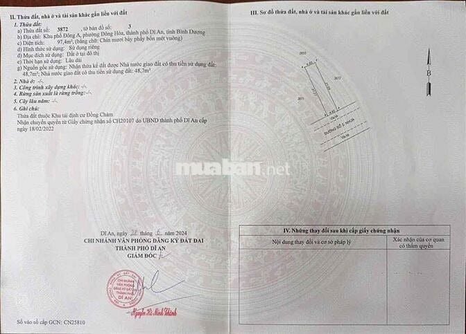 bán lô đât khu TĐC Đồng tràm  dt 100m  gann hội trường đông hoà