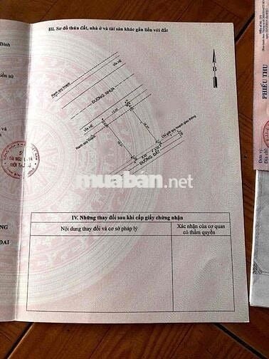 bán lô đât mặt tiền kính nỗi dt 300m tc full giá tốt