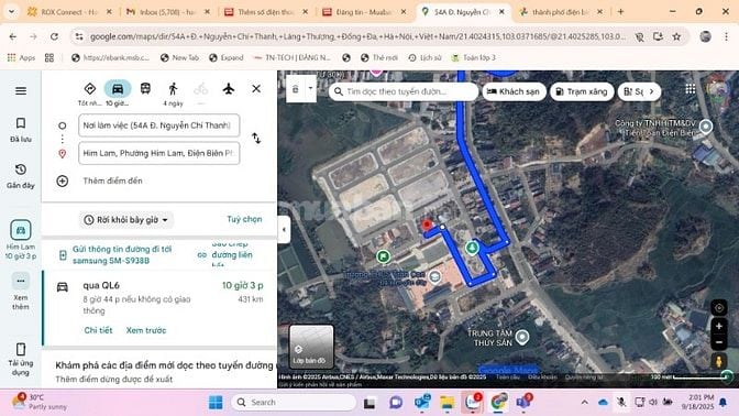Đất chia lô, khu TDC phường Him Lam ( nay là phường ĐIện BIên Phủ ) 