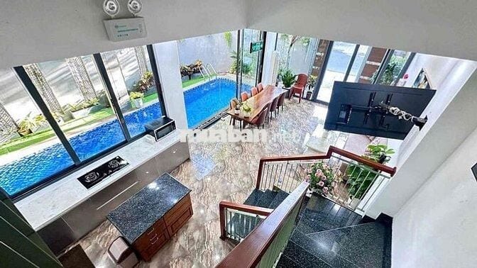 🔴 (NCC) CHO THUÊ VILLA HỒ BƠI 10PN KHU HOÀ HẢI – NGŨ HÀNH SƠN  • Vị tr
