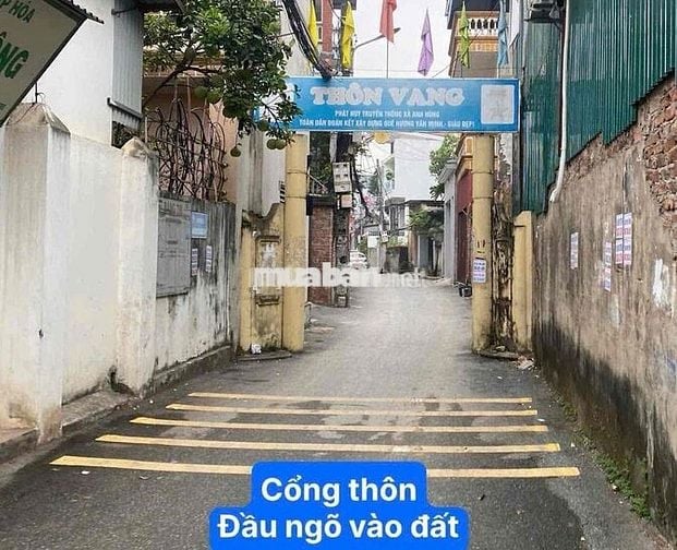 CẦN BÁN NHANH LÔ ĐẤT 52M XÓM VANG CỔ LOA ĐÔNG ANH HN ĐƯỜNG ÔTÔ THÔNG G