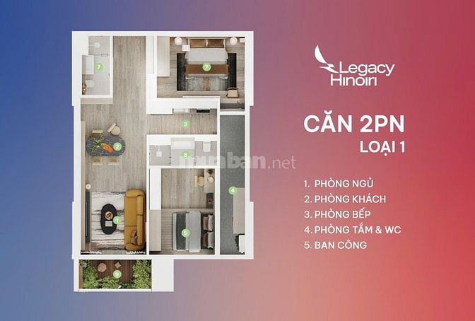 CHUNG CƯ CAO CẤP PHÍA TÂY HÀ NỘI - Legacy HINORI -50tr/m2