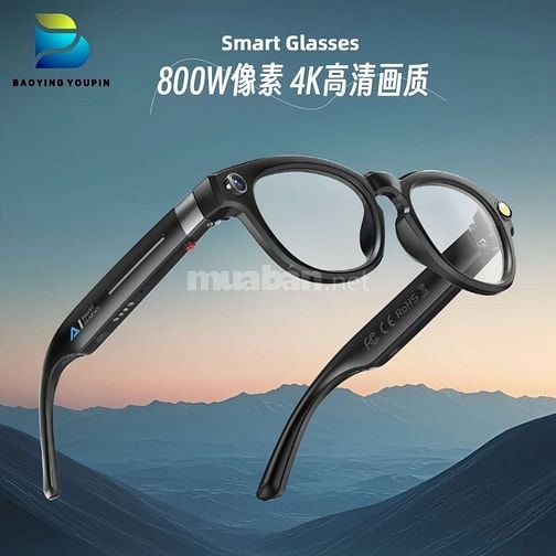 Mắt kính quay phim chụp hình ghi âm AI 2025