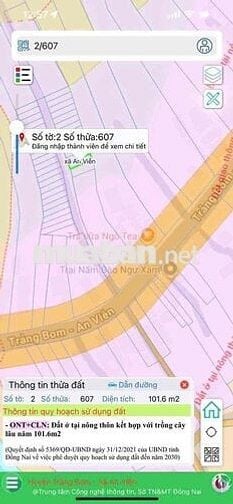 bán gấp đất thổ cư 100% An Viễn gần khu công nghiệp