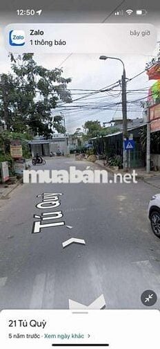 Bán đất đường Tú Quý dg 7.5m p Hoà An 3.9x nhỏ