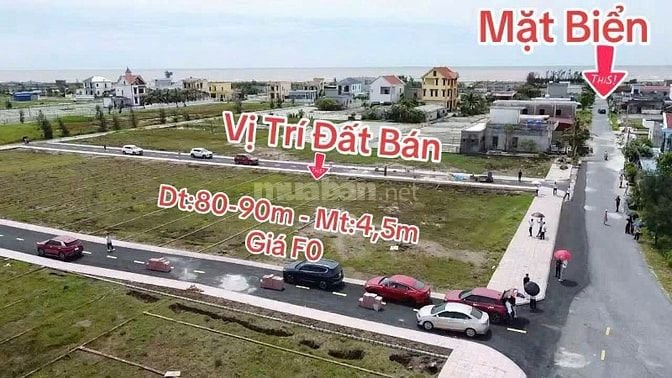 Đất chính chủ gần bãi tắm biển Quất Lâm. 