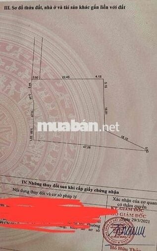 Cần bán Đất trồng cây lâu năm gần 1000m2