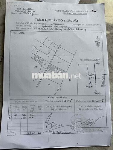 Đất đẹp phường Cam Ly Đà Lạt Lâm Đồng