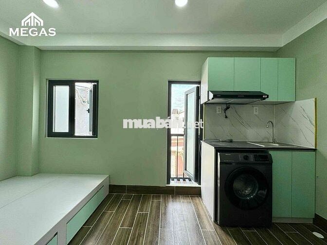 PHÒNG STUDIO FULL NỘI THẤT CÓ BAN CÔNG ĐẦY ĐỦ TIỀN ÍCH