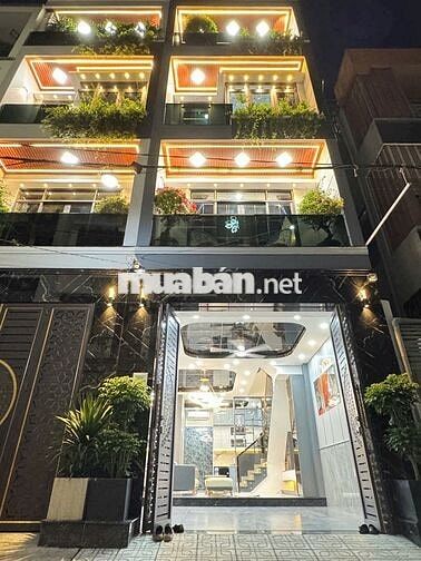 Bán Nhà Hẻm oto mới xây 100% Đào Tông Nguyên, Nhà Bè: 4x13m, 4 Tầng