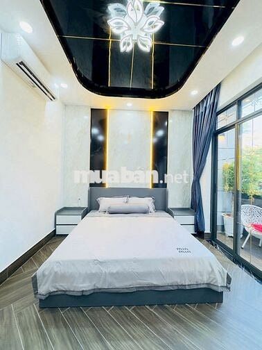 Bán Nhà Hẻm oto mới xây 100% Đào Tông Nguyên, Nhà Bè: 4x13m, 4 Tầng