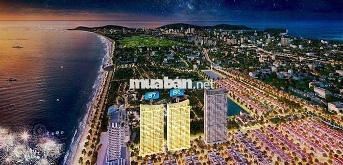 Bán căn hộ góc 2PN,2WC view SunWorld *** giá 3,5tỷ,CK lên đến 15%