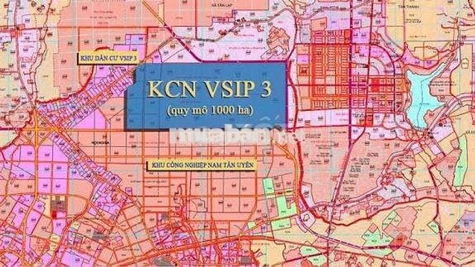Bán đất Kcn VISIP3 32x38m giá 5tỷ phường hội nghĩa tân uyên bình dương