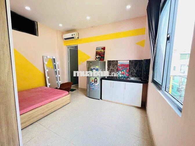 STDUIO CỬA SỔ LỚN QUẬN 4, FULL NỘI THẤT, GẦN ĐH LUẬT, CẦU KHÁNH HỘI