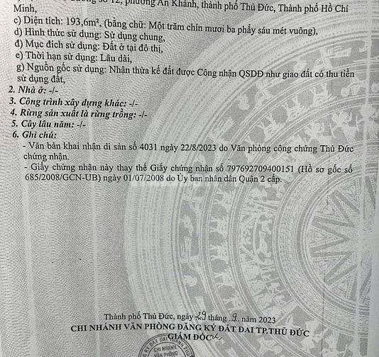Bán nhà mặt đường số 12 , KDC đ. Trần Não