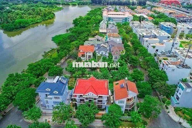 ĐẤT XÂY BIỆT THỰ CẶP KHU SADECO VEN SÔNG QUẬN 7