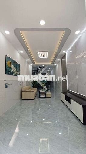 NHÀ MỚI TÂN PHÚ 3PN ĐỐI DIỆN ĐH CÔNG THƯƠNG HXH GIÁ 4,45TỶ TL