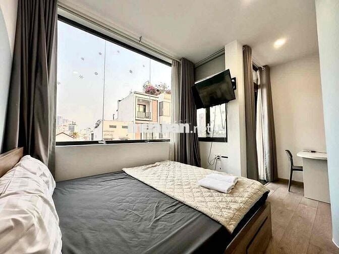 CĂN HỘ STU TÁCH BẾP BAN CÔNG FULL NỘI THẤT GIÁ RẺ TẠI NGÃ TƯ BẢY HIỀN