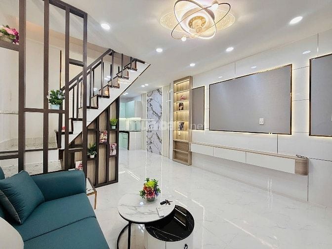 Nhà đẹp giá tốt, 4x8 đúc 1 lầu, lê văn thọ, gò vấp, tphcm