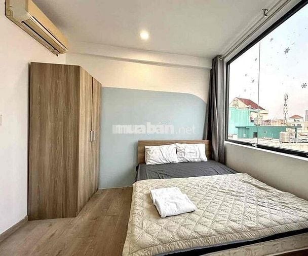 CĂN HỘ STU TÁCH BẾP BAN CÔNG FULL NỘI THẤT GIÁ RẺ TẠI NGÃ TƯ BẢY HIỀN