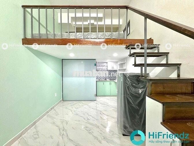 CHO THUÊ PHÒNG GÁC ĐẦY ĐỦ NỘI THẤT - THANG MÁY, HẦM XE