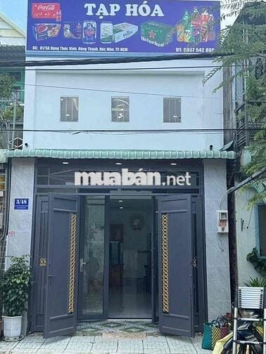 2 tỷ390.bớt Lộc 🏦NHÀ MẶT TIỀN NGUYỄN THỊ NGHÉ hóc môn