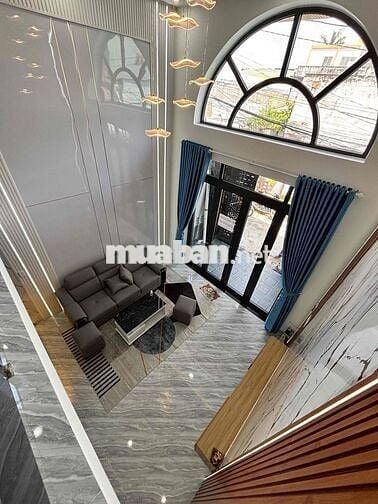 Nhà 3 tầng,Thuận An- 58m2, Hẻm xe Hơi,sổ hồng riêng, chỉ 4 tỷ x