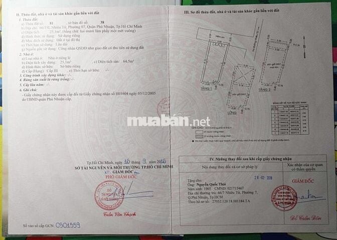 Bán nhà đường Nhiêu Tứ, Phú Nhuận